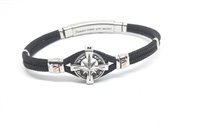 Bracelet Zancan Man Cosmopolitan in Silver EXB862R-NE - EXB862R-NE
